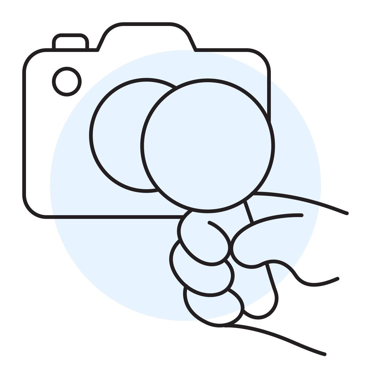 handsy style camera identification icon