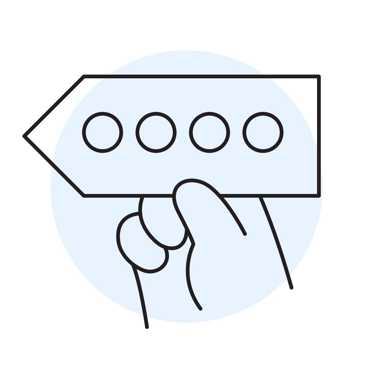 handsy style pin code icon