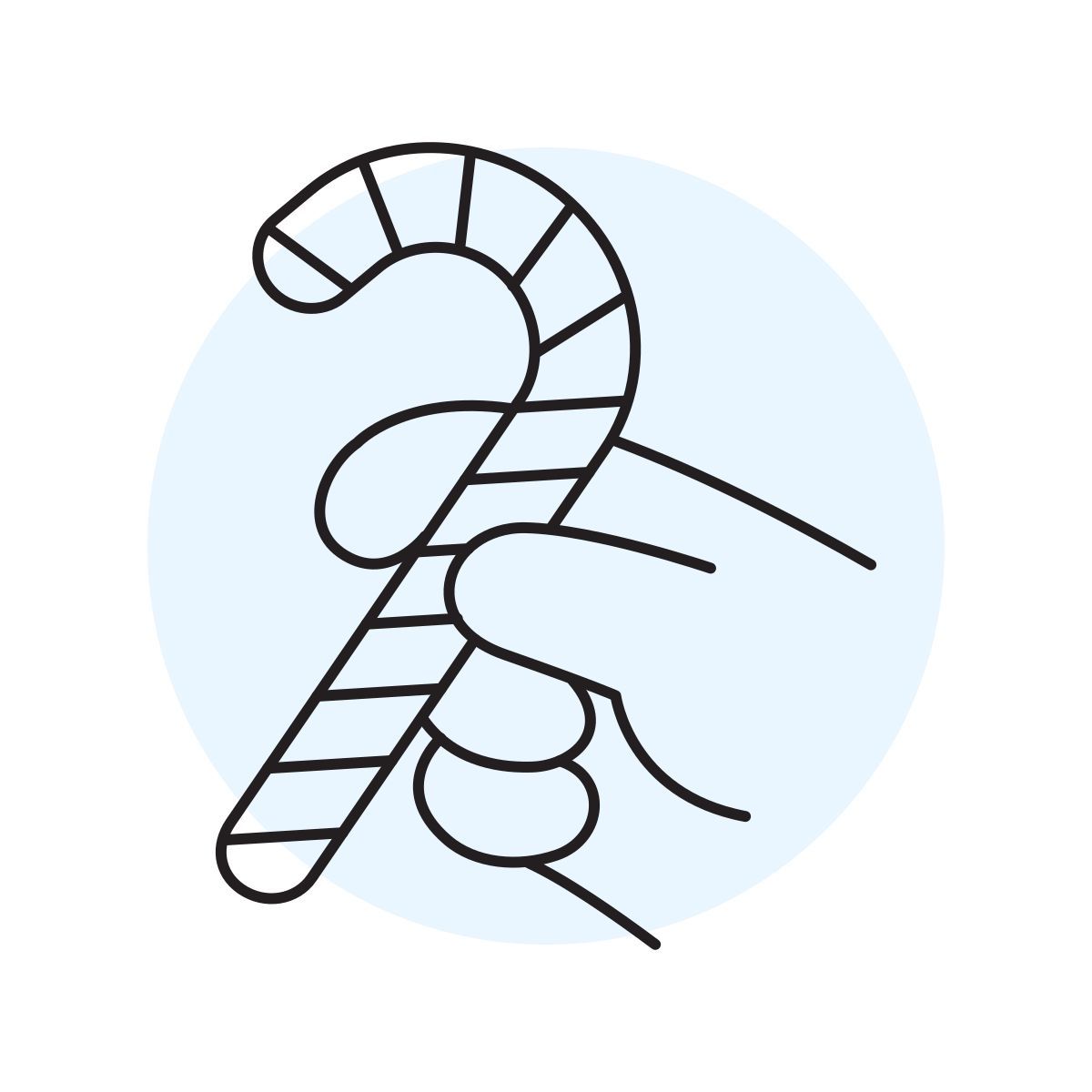 handsy style 糖果手杖 icon