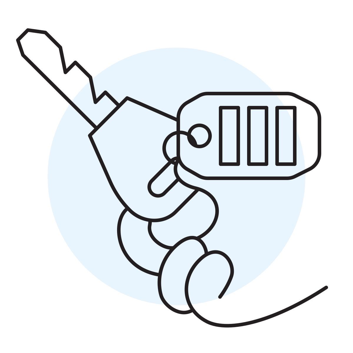 handsy style autoalarm fernbedienung icon