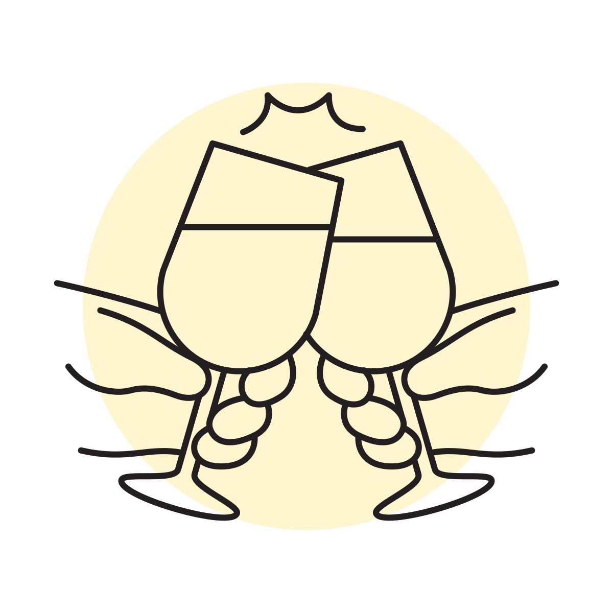 handsy style champagner icon