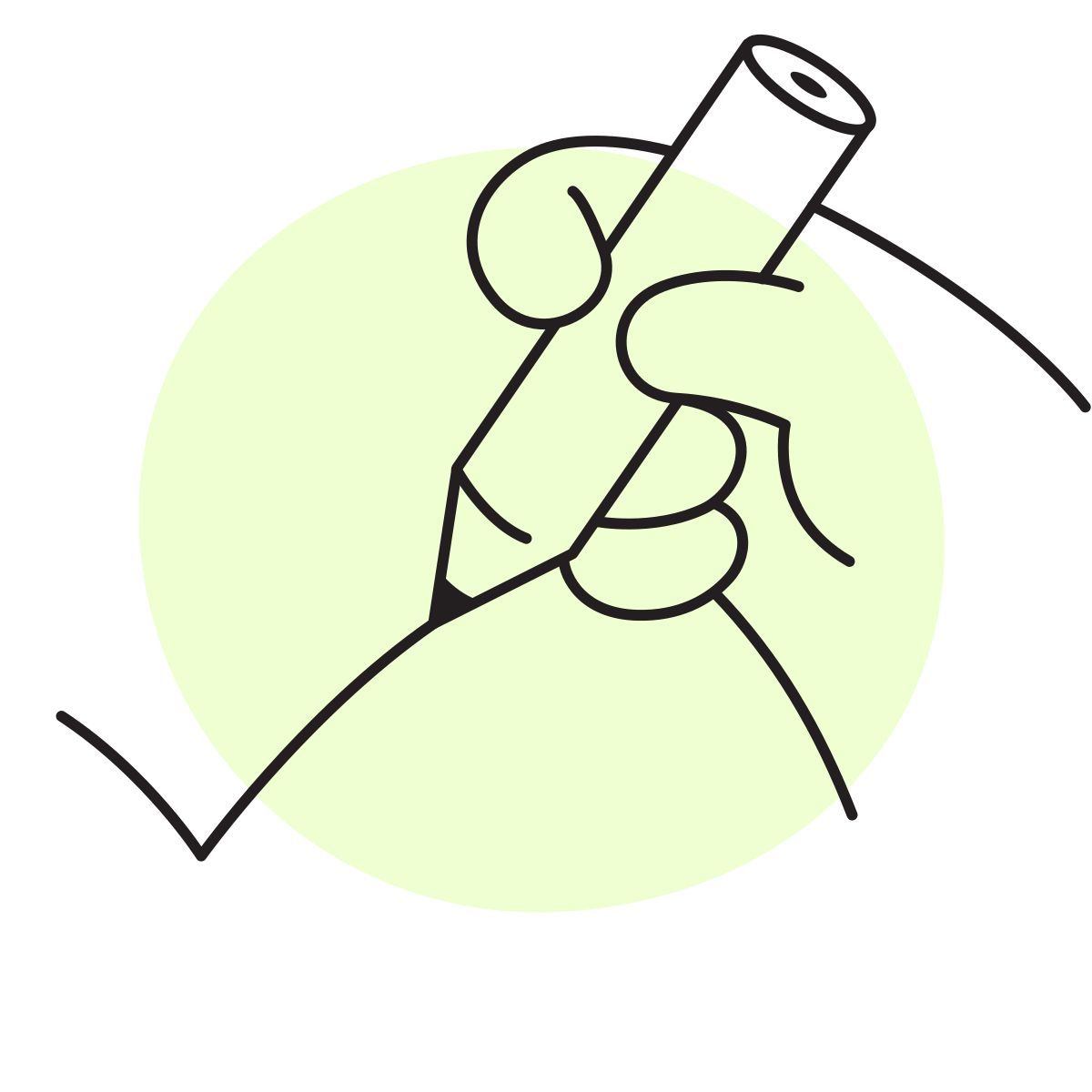 handsy style done icon