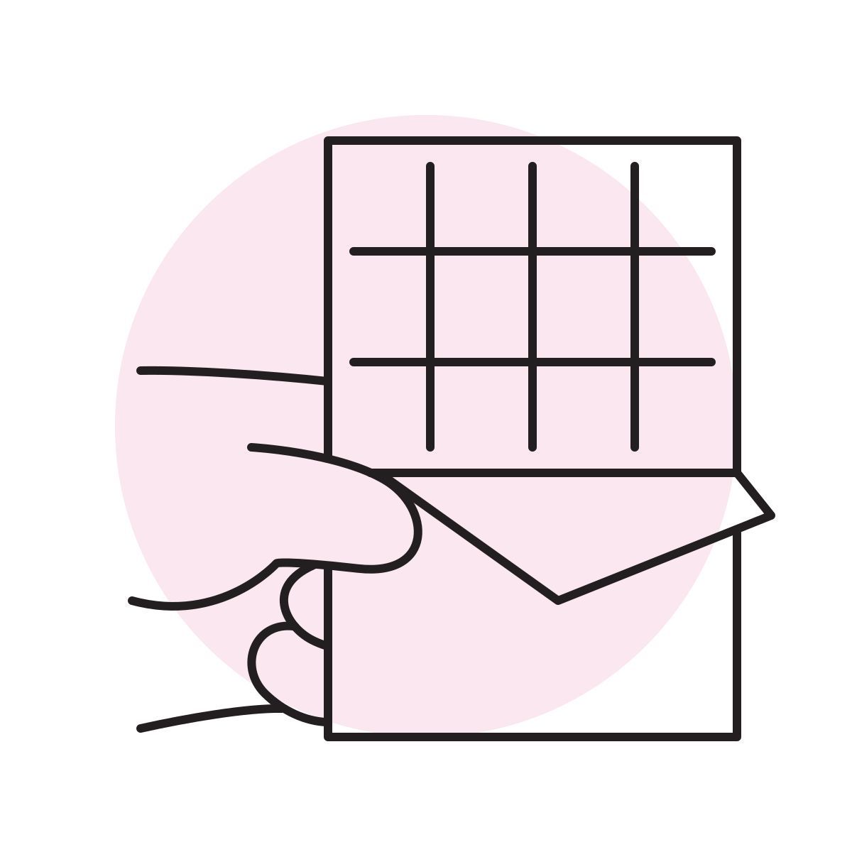 handsy style плитка шоколада icon