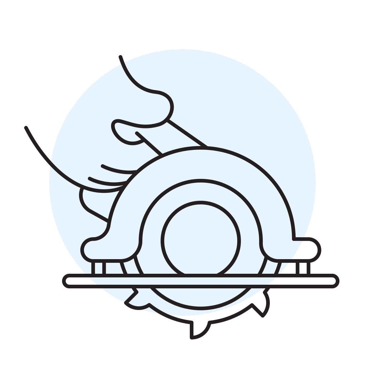 handsy style circular saw icon