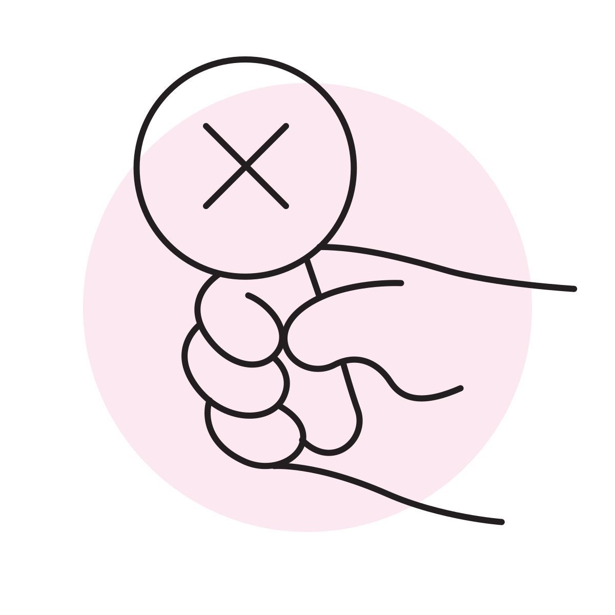 icono borrar búsqueda handsy estilo
