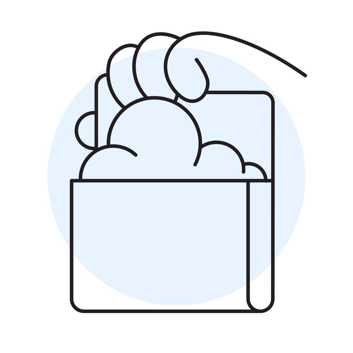 handsy style облачная папка icon
