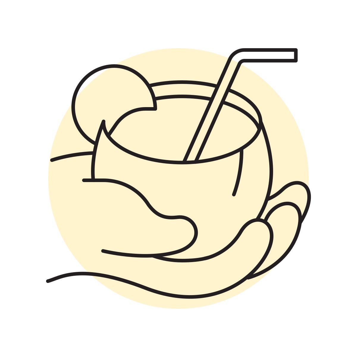 handsy style 椰子鸡尾酒 icon