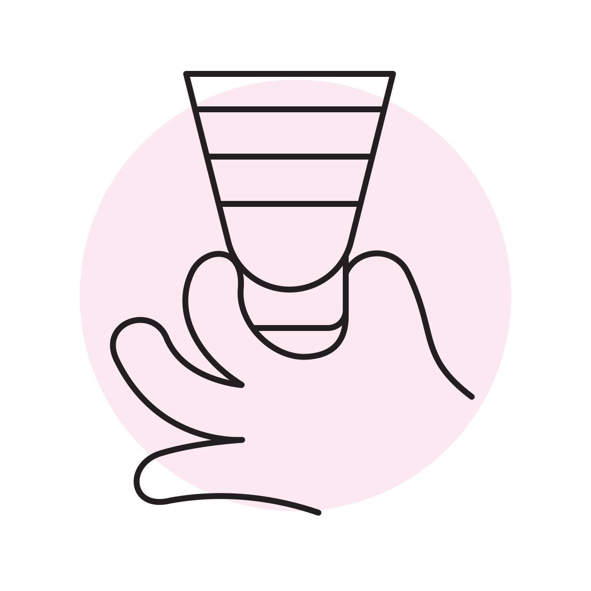 handsy style coctail shot icon