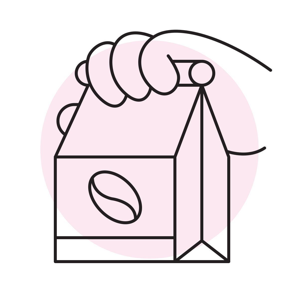 handsy style bolsa de café icon