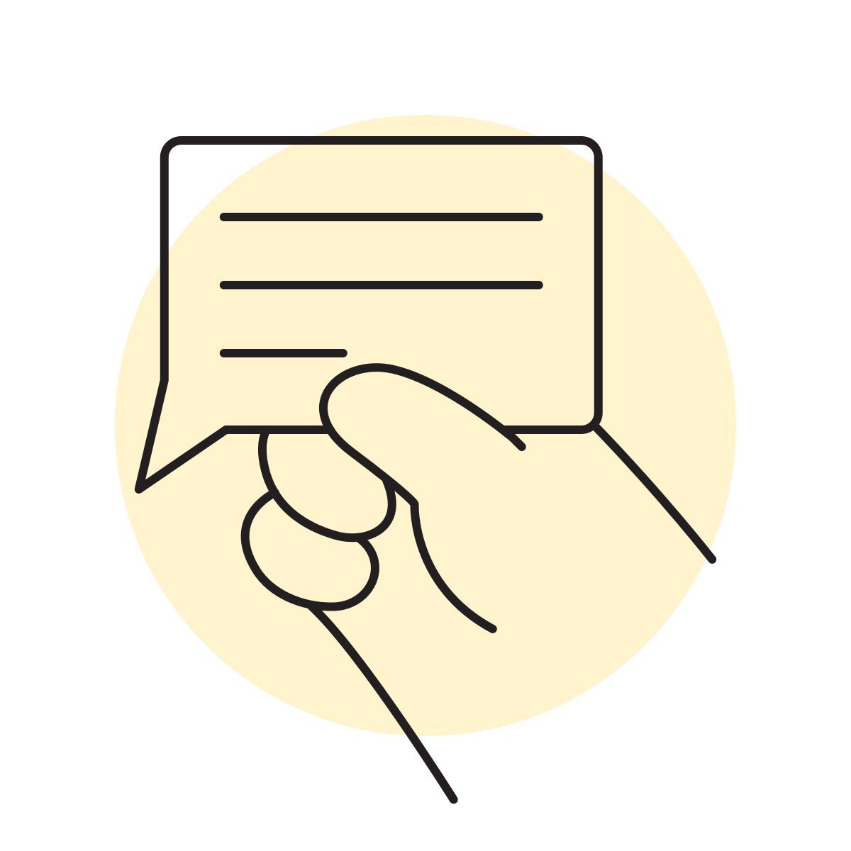 handsy style comentarios icon