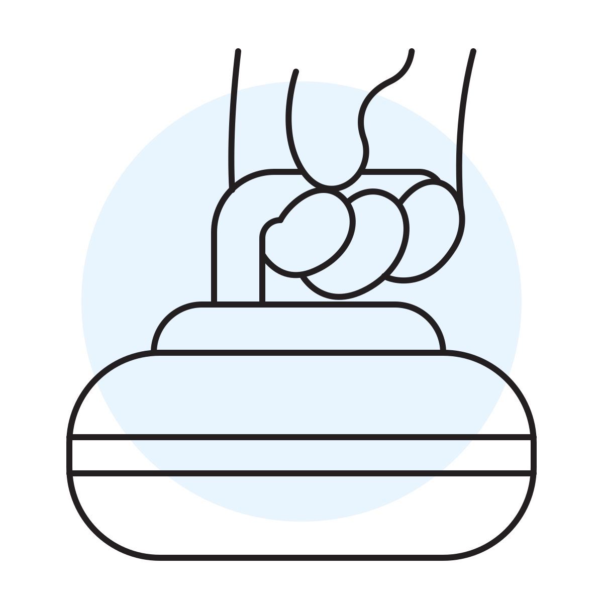 handsy style curling icon
