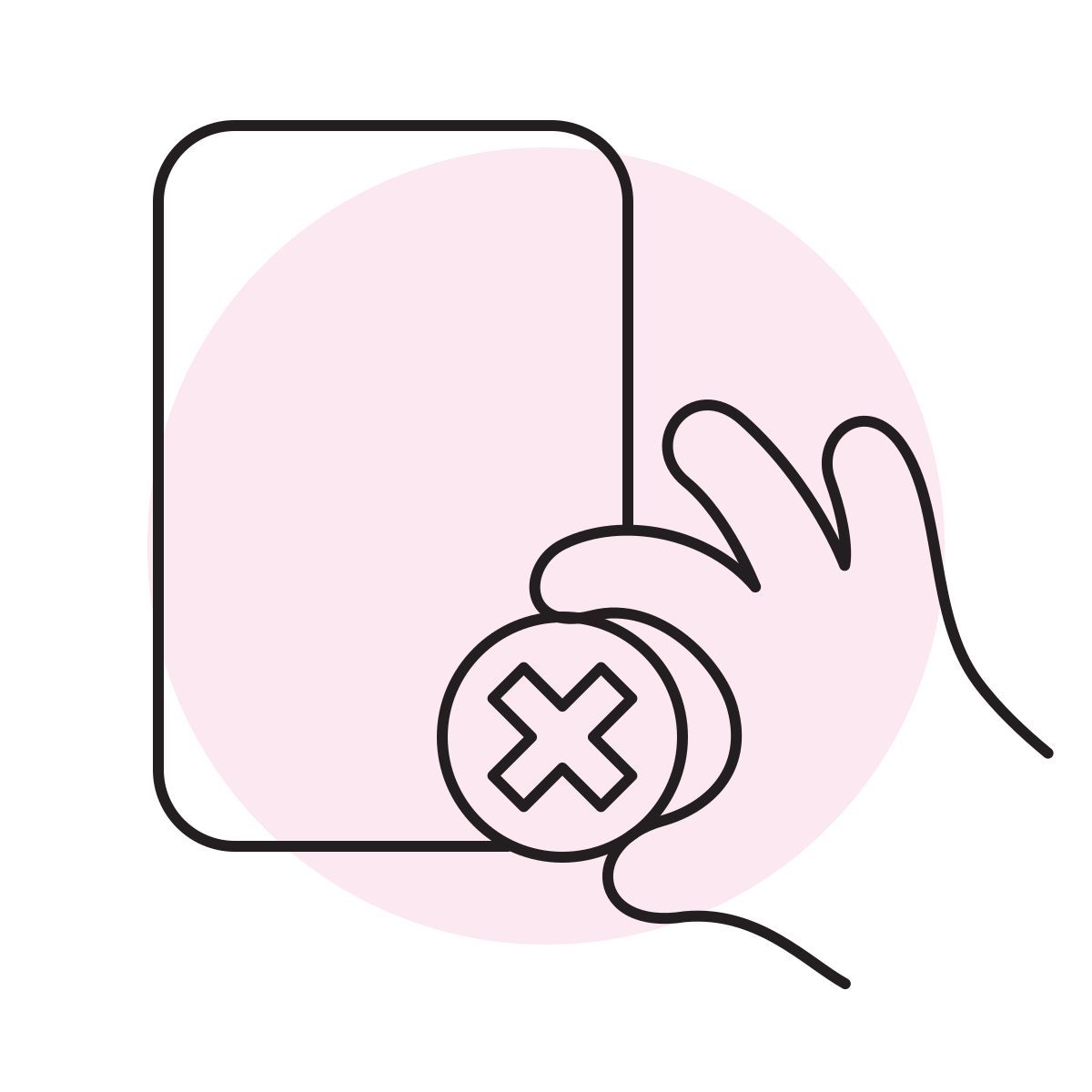 handsy style spalte löschen icon