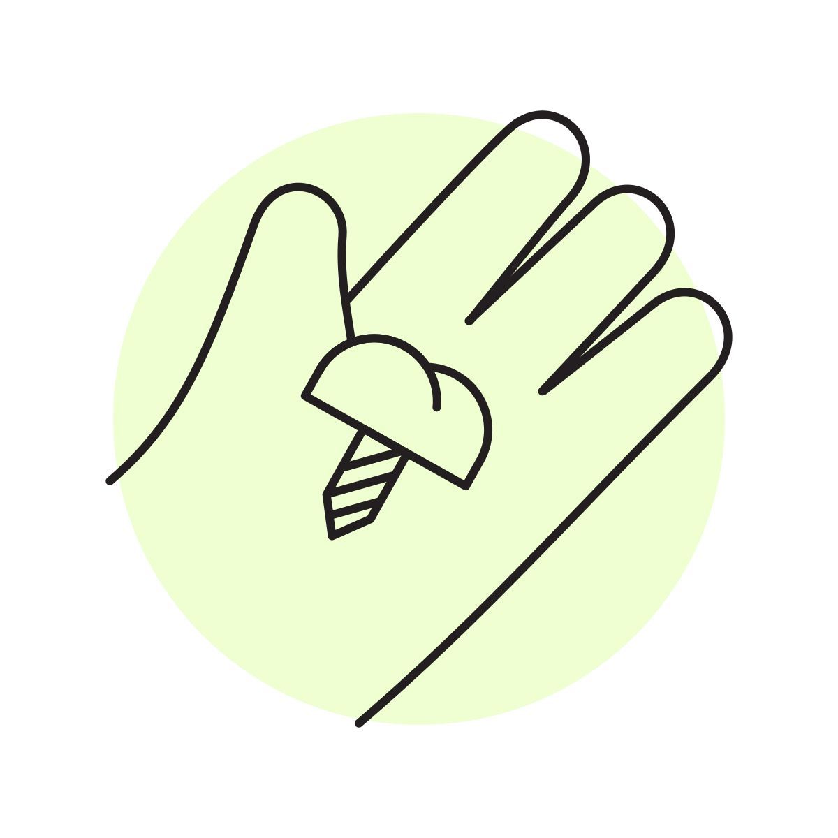 handsy style zahnimplantat icon
