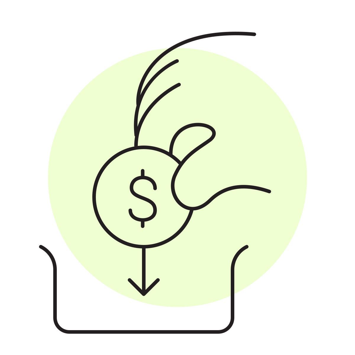 handsy style 預金 icon