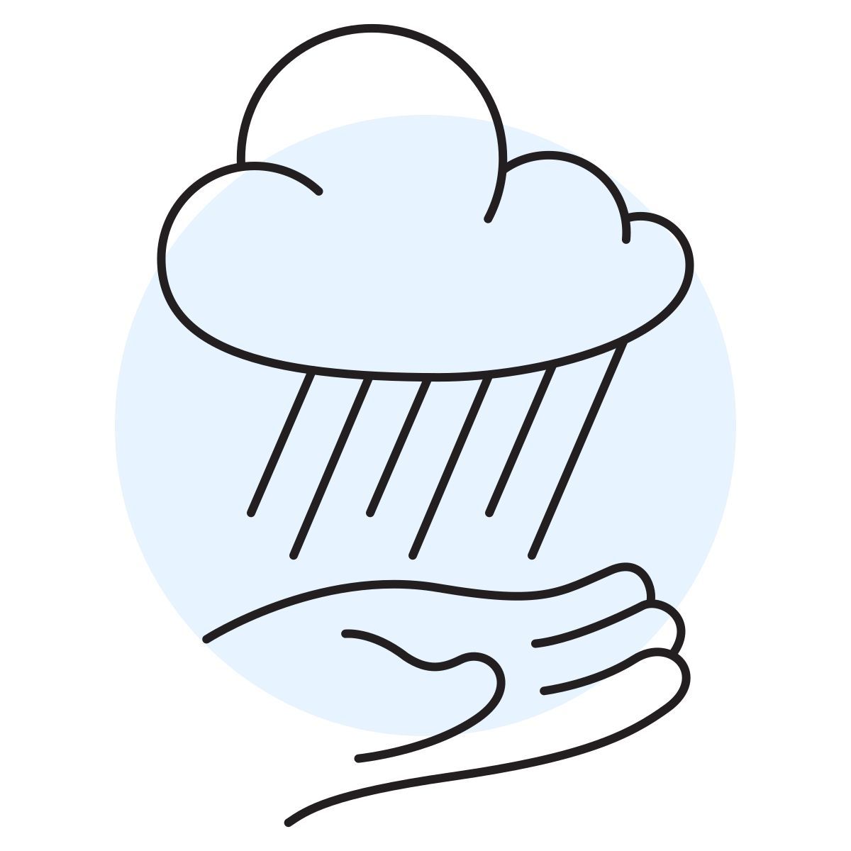 handsy style 瓢泼大雨 icon