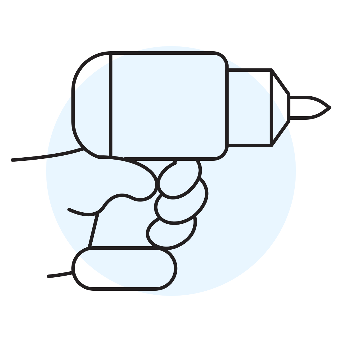 handsy style drill icon