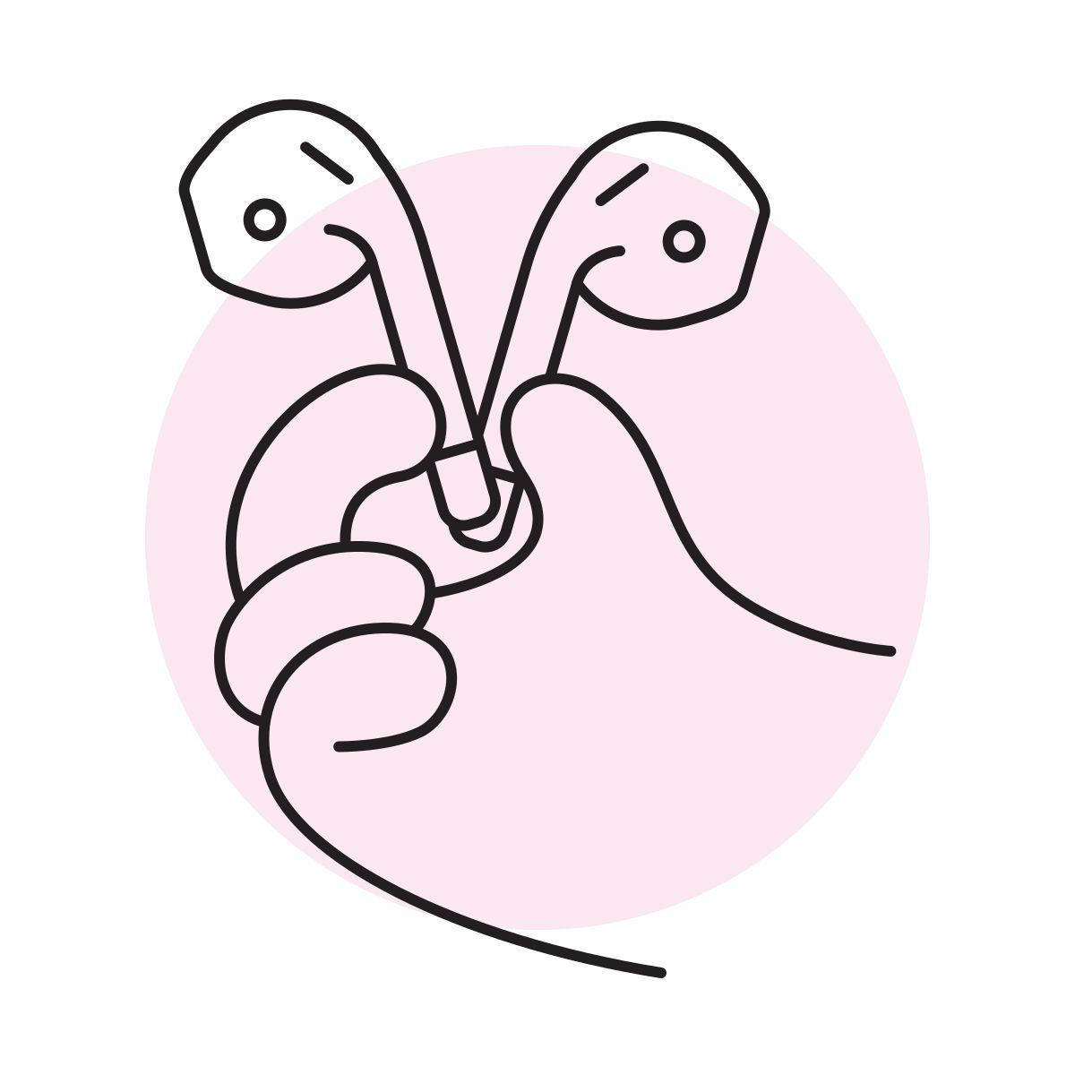 handsy style airpods icon