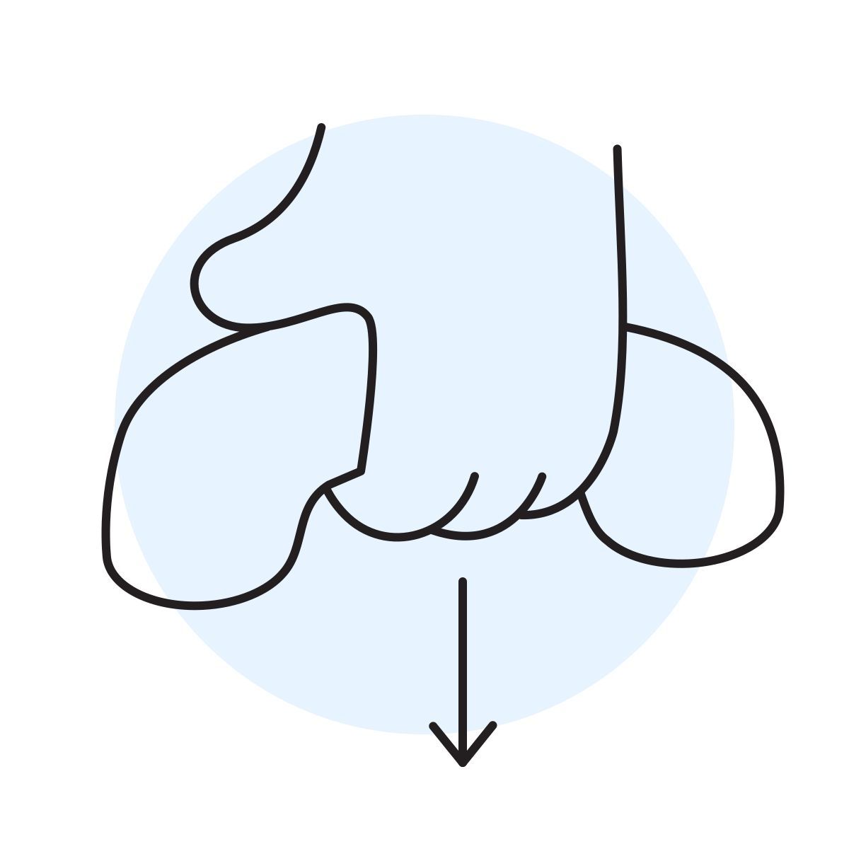 handsy style fin d'appel icon