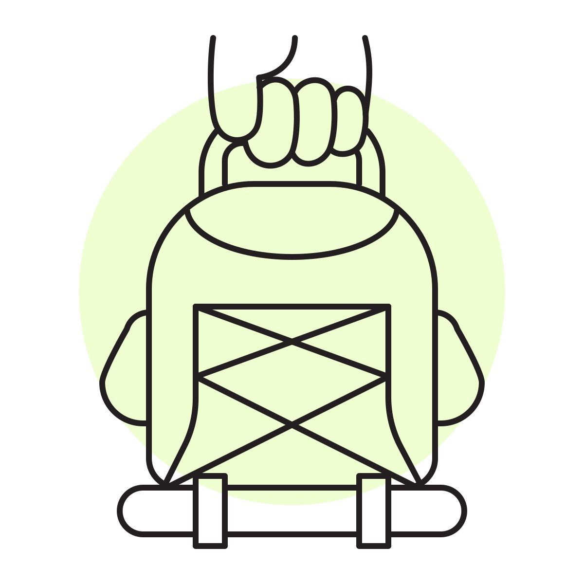 handsy style expedition backpack icon