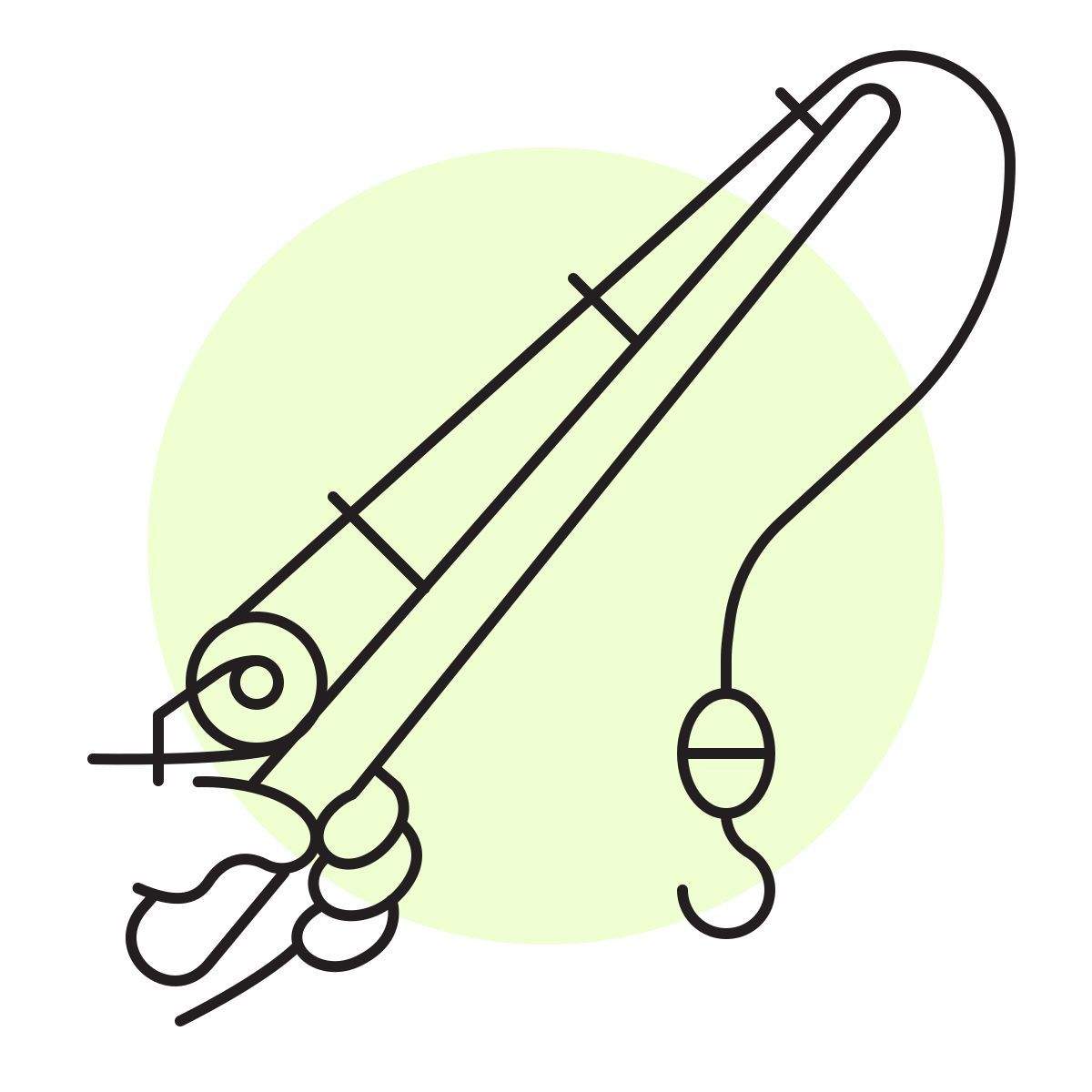 handsy style 낚시대 icon