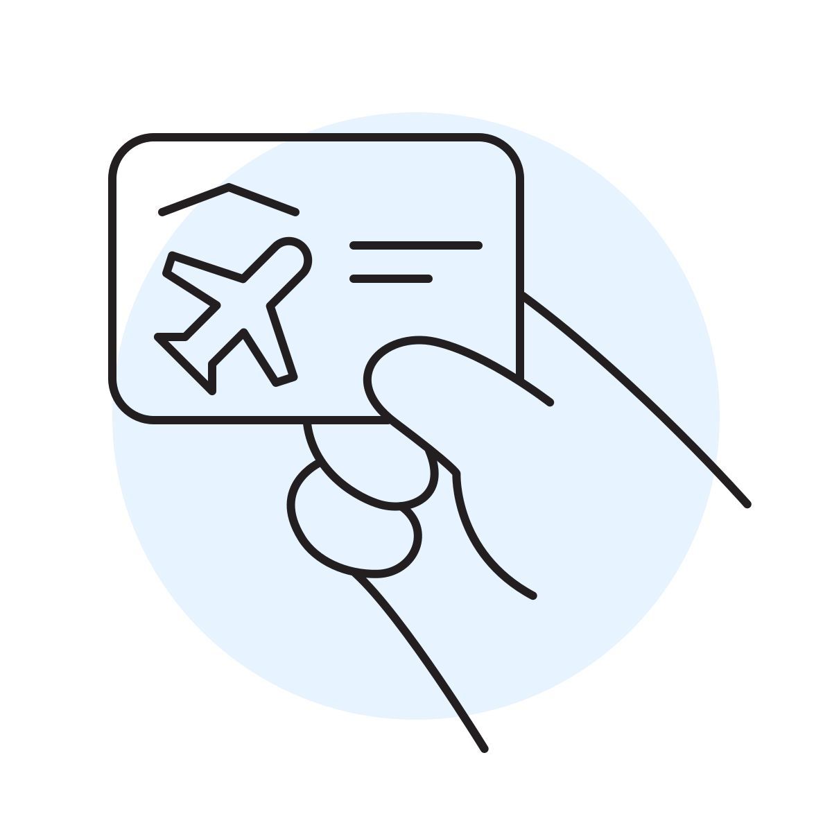 handsy style flight insurance icon