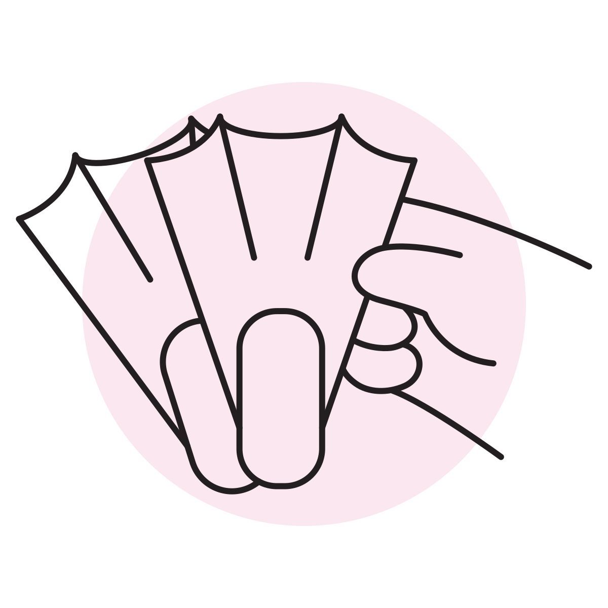 handsy style flippers icon