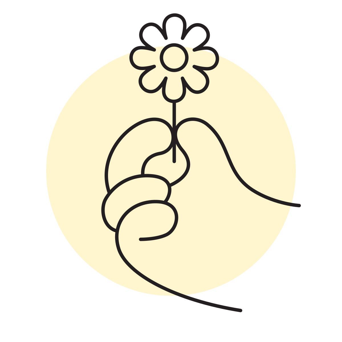 handsy style 꽃 icon