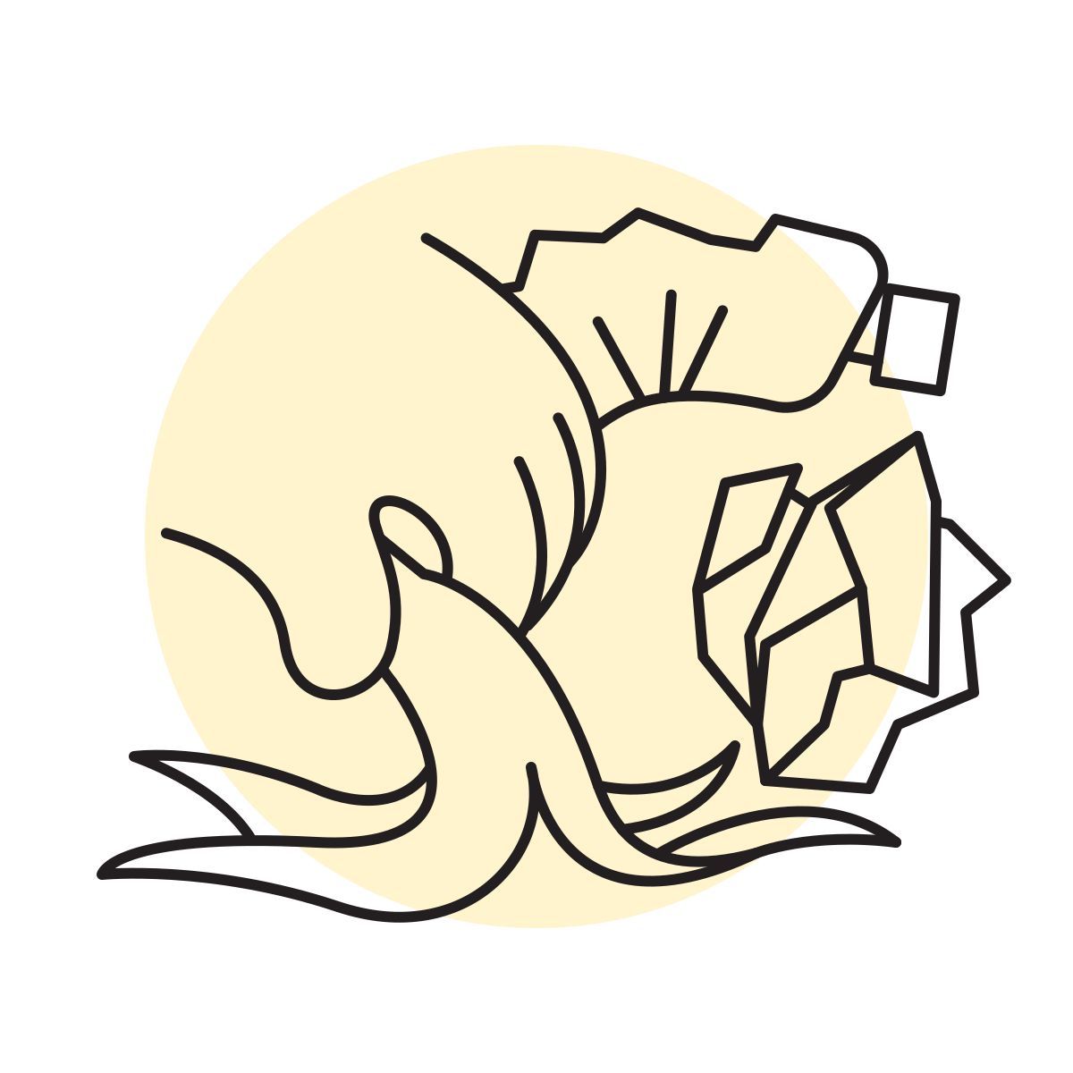 handsy style müllhaufen icon