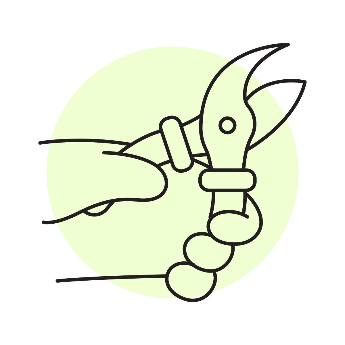 handsy style 정원 가위 icon