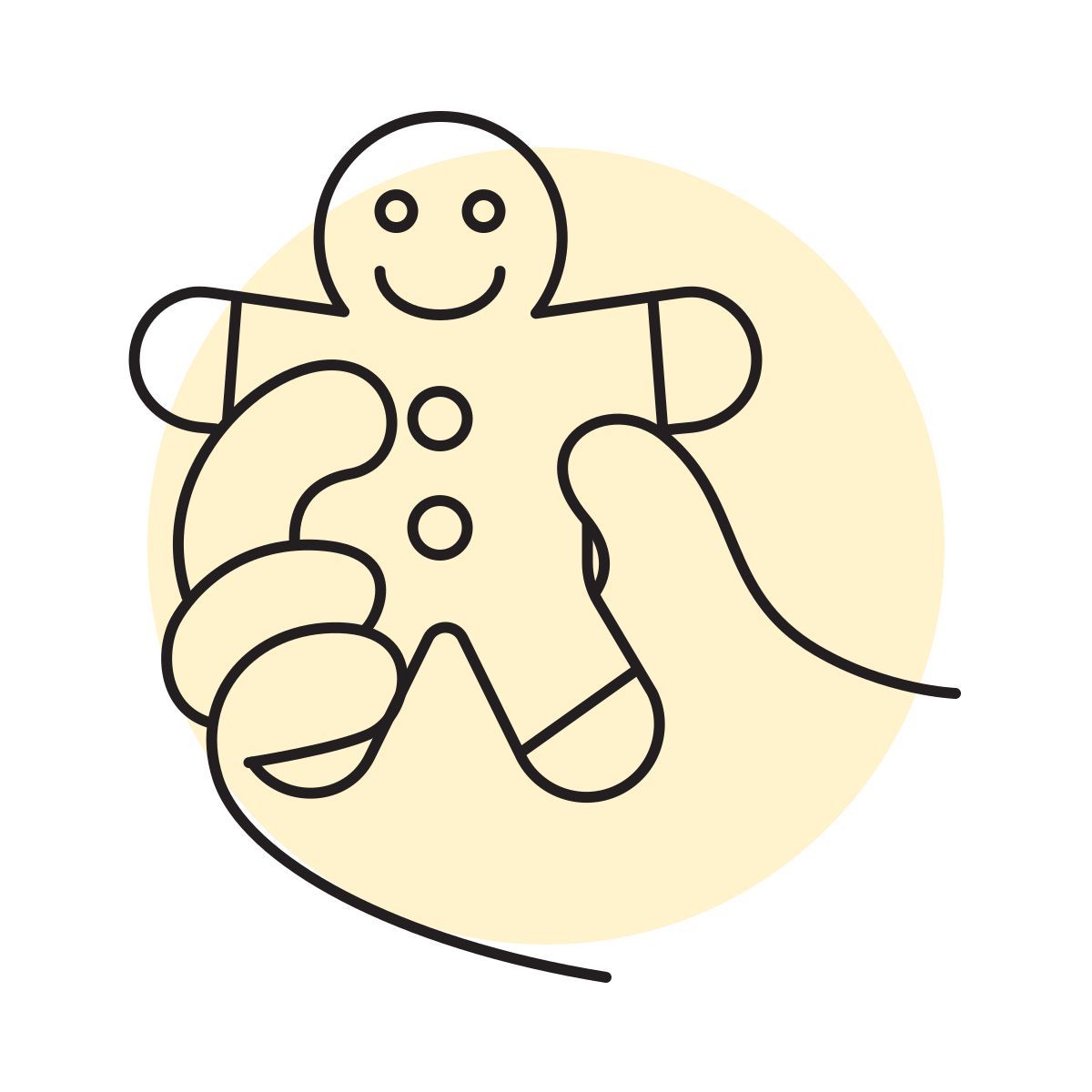 handsy style homem biscoito icon