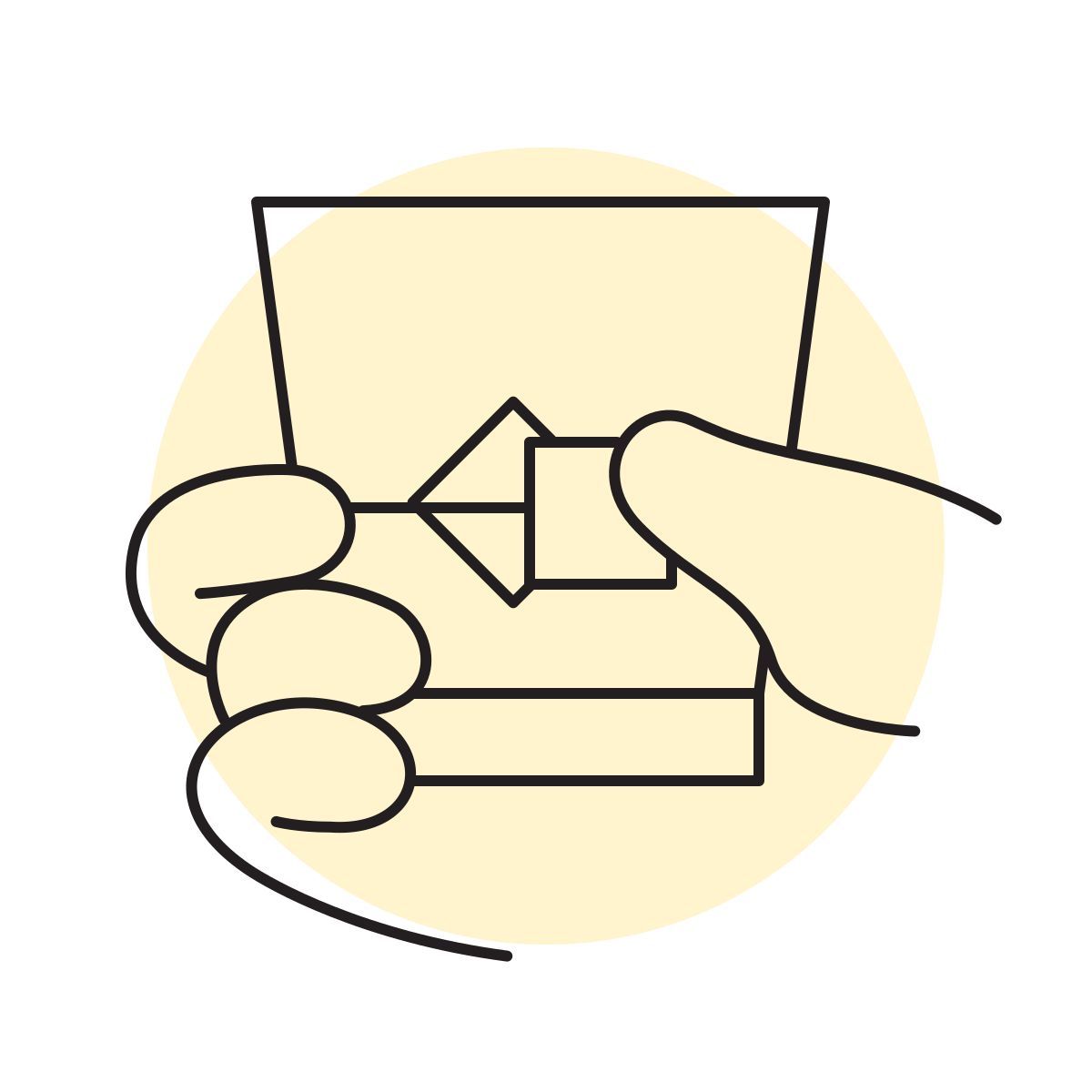 handsy style glass of whiskey icon