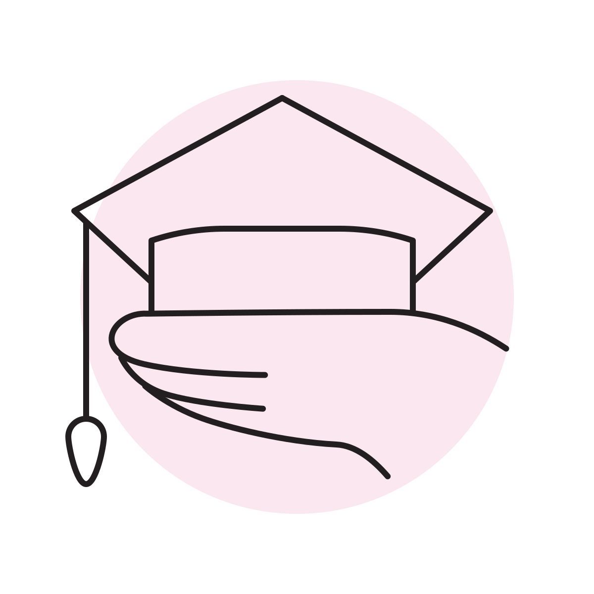handsy style chapéu de formatura icon