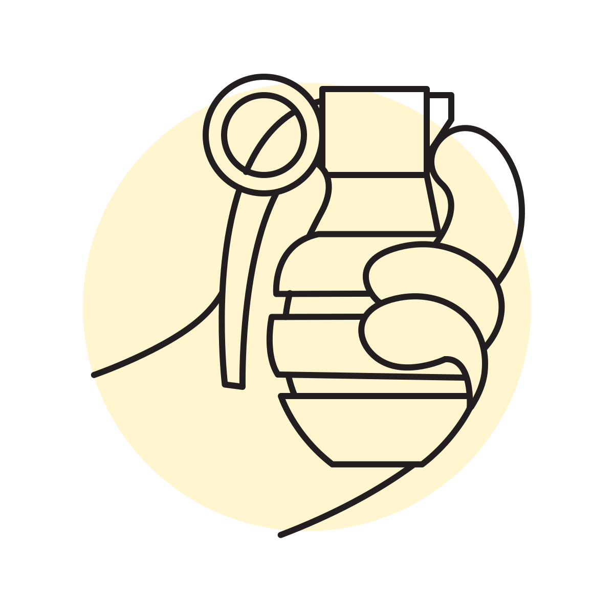 handsy style grenade icon