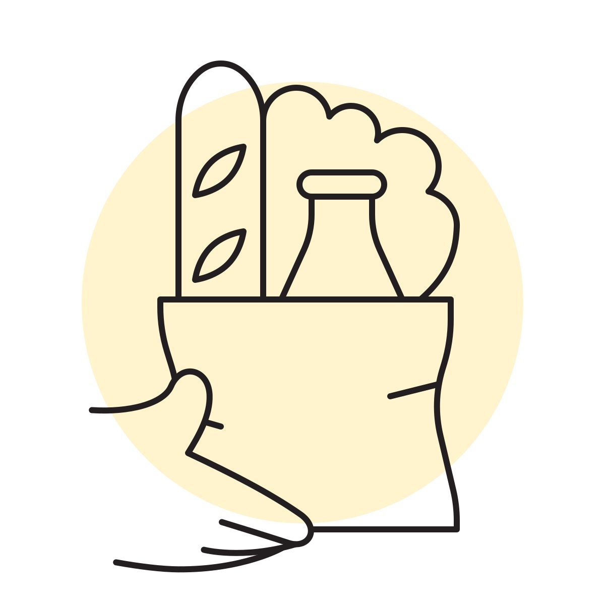 handsy style sac de courses icon