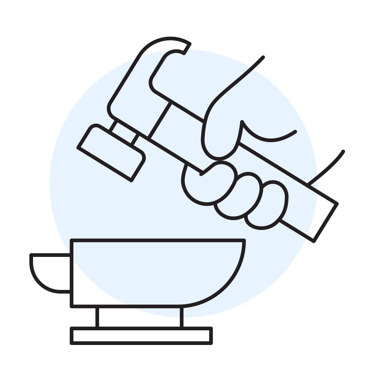 handsy style martillo y yunque icon