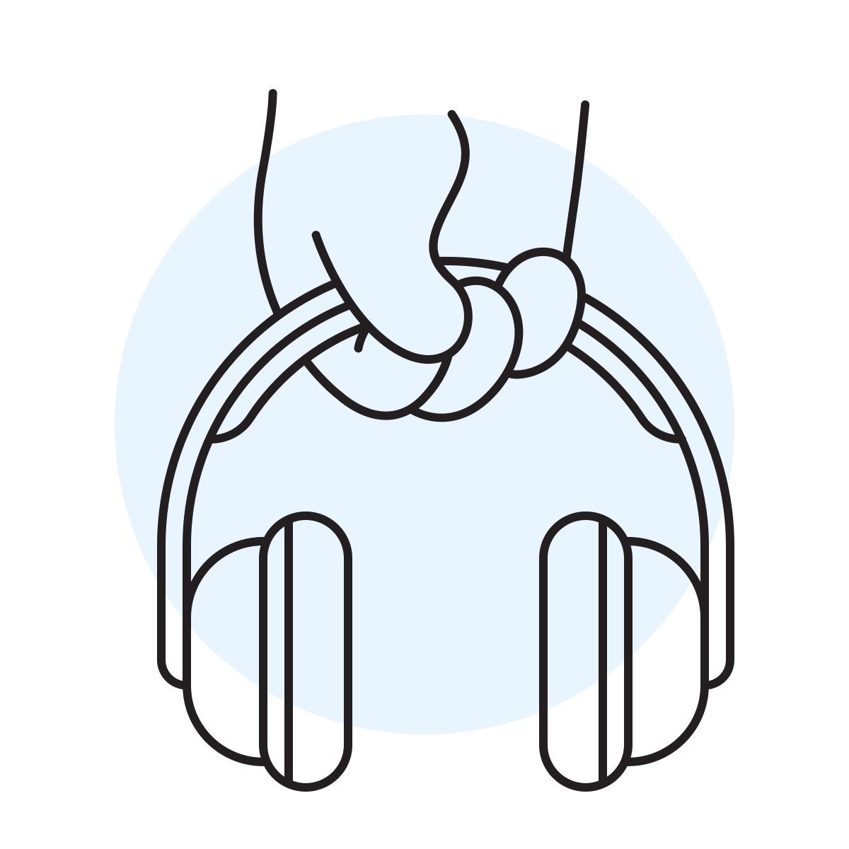 handsy style kopfhörer icon