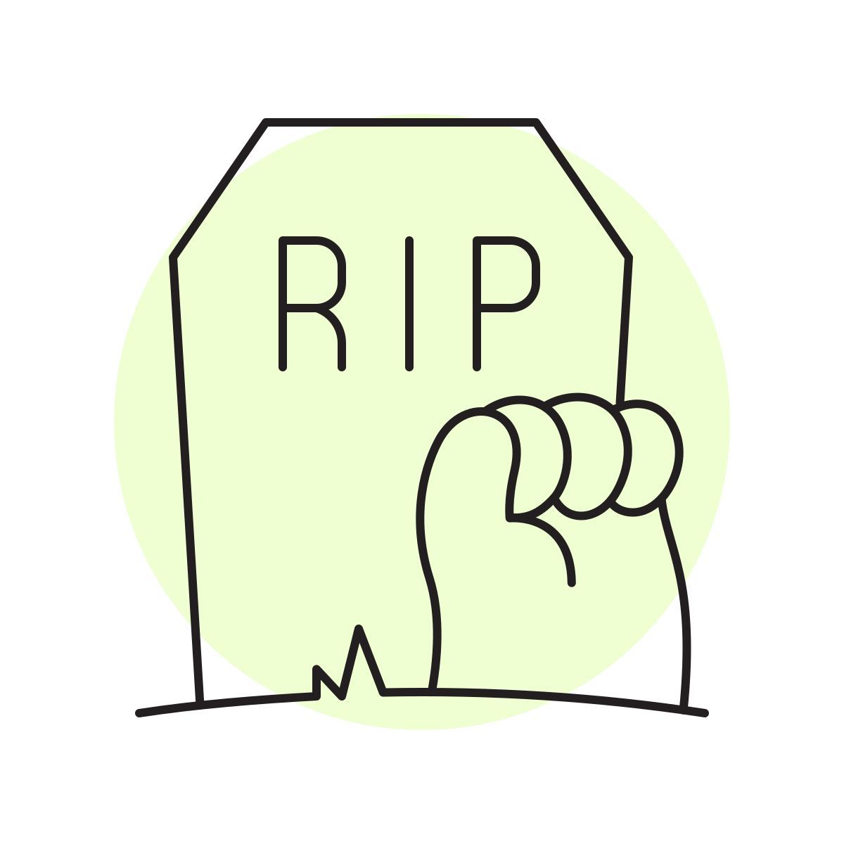 handsy style pierre tombale icon