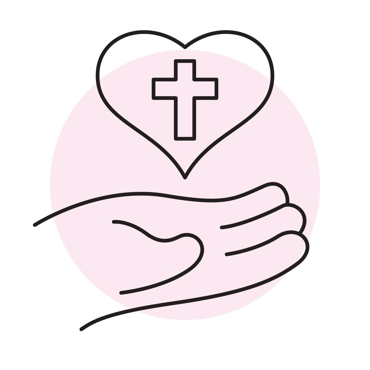 handsy style cruz de coração icon