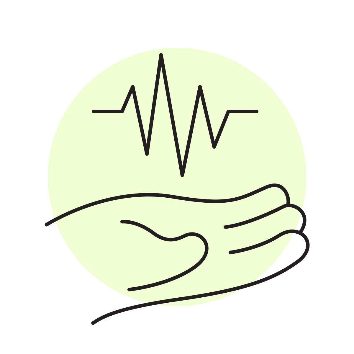 handsy style herz monitor icon
