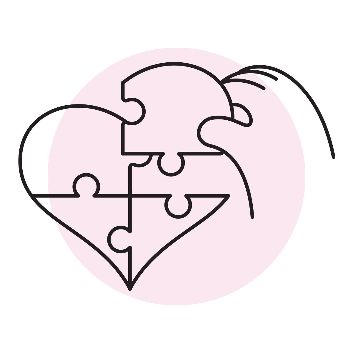 handsy style сердце головоломка icon