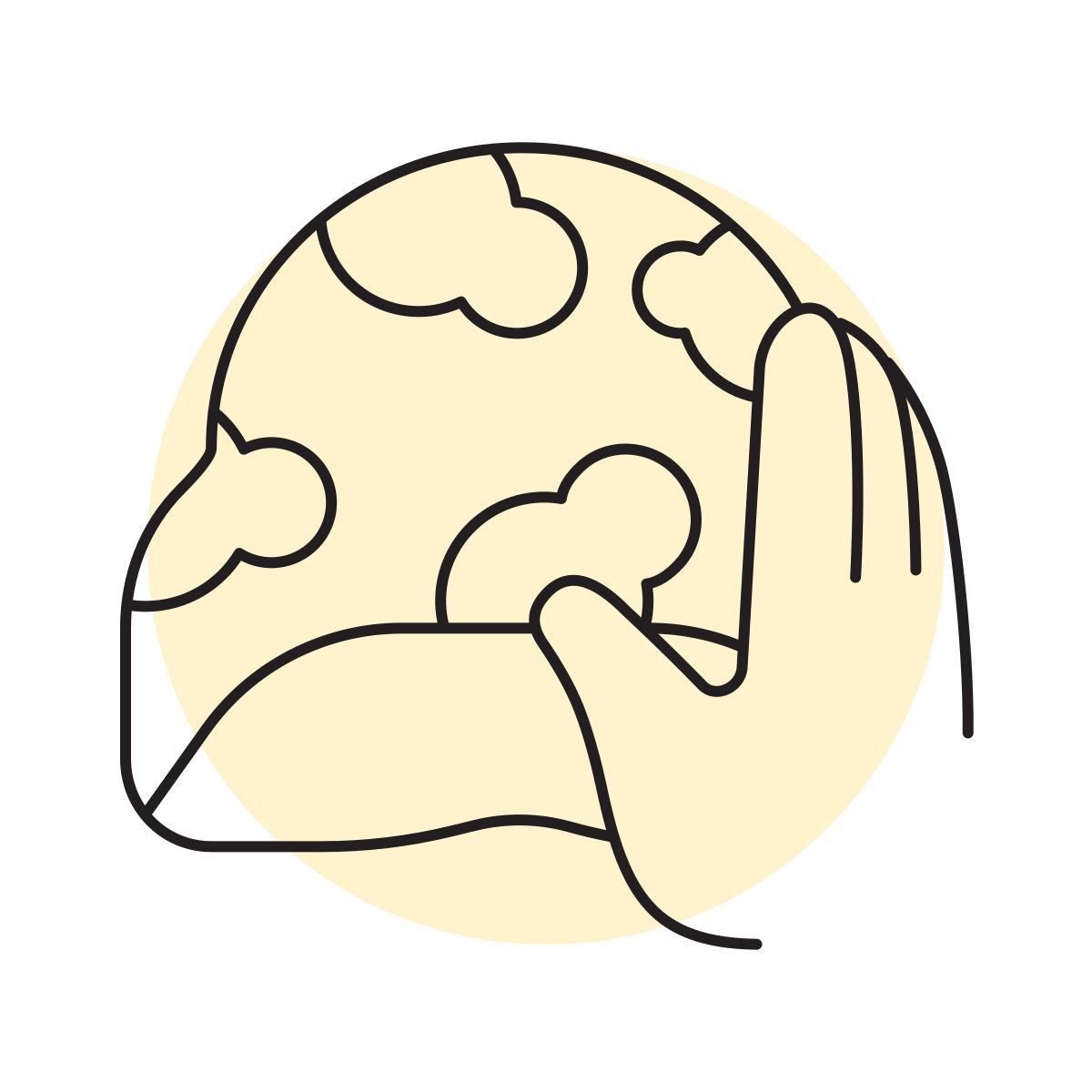 handsy style helmet icon