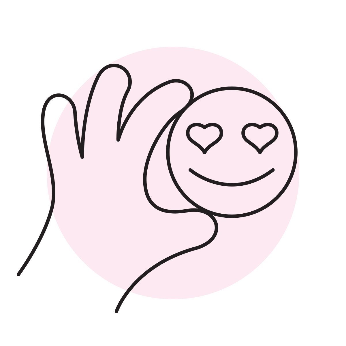 handsy style enamorado icon