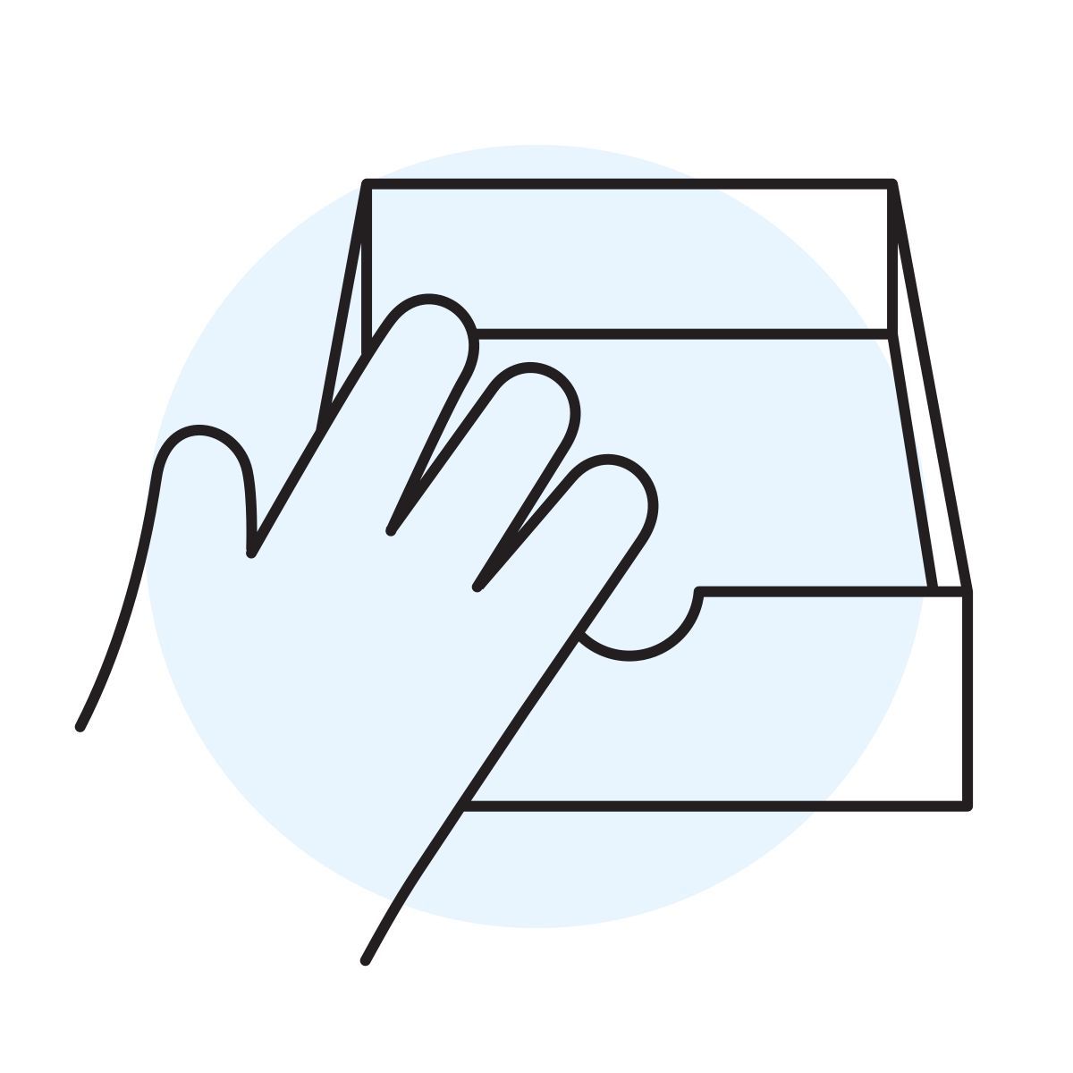 handsy style 受信トレイ icon