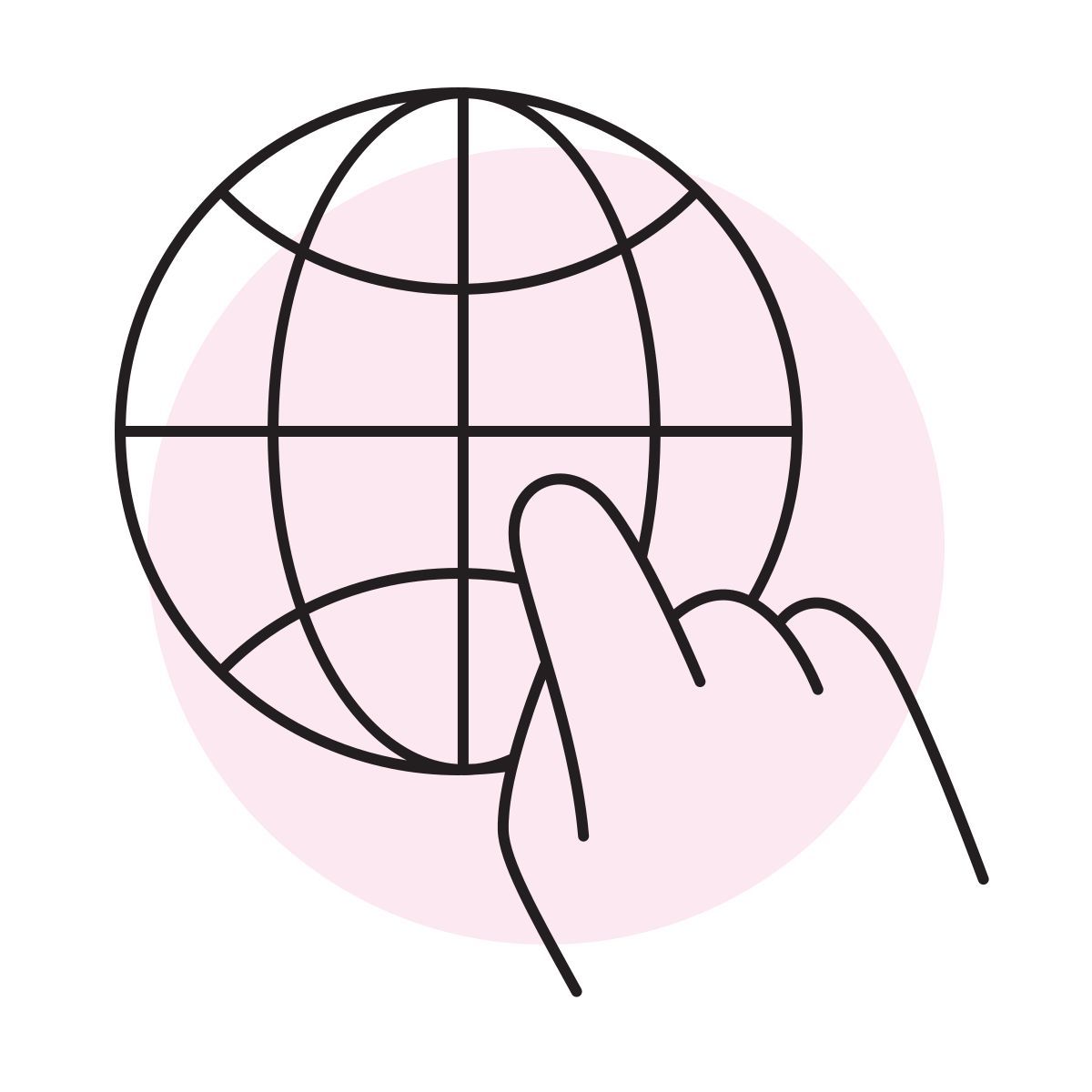 handsy style internet icon