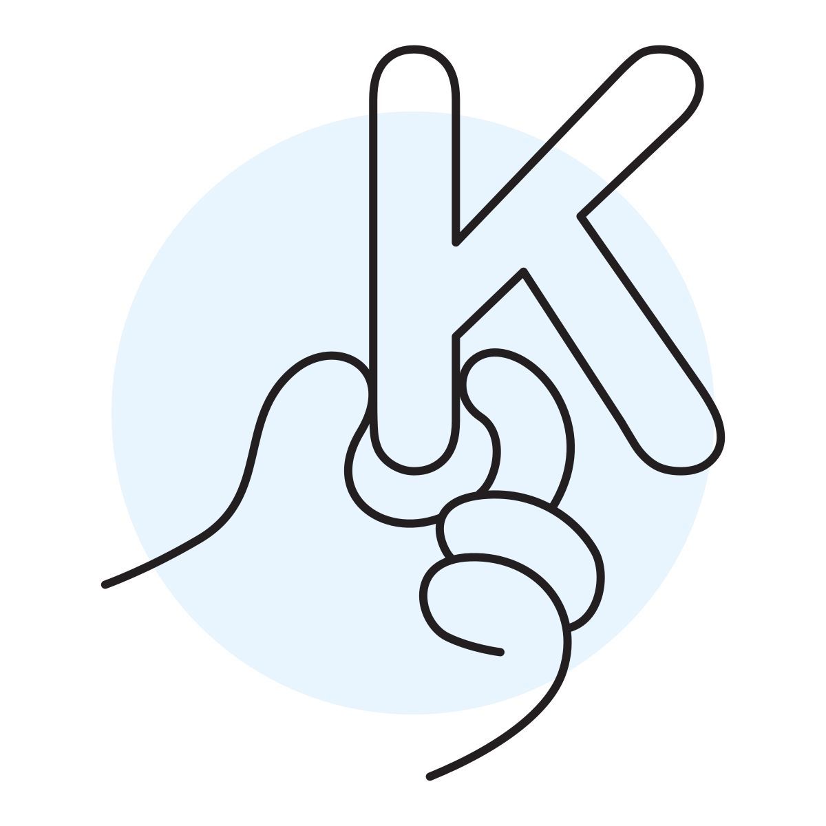 handsy style k icon