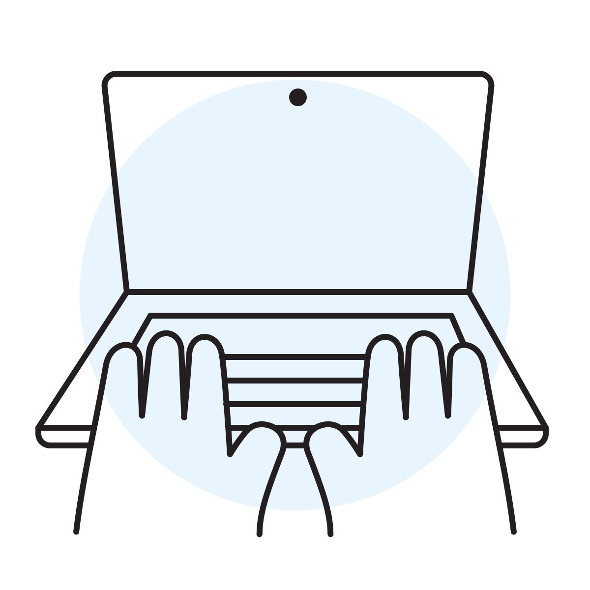 handsy style laptop icon