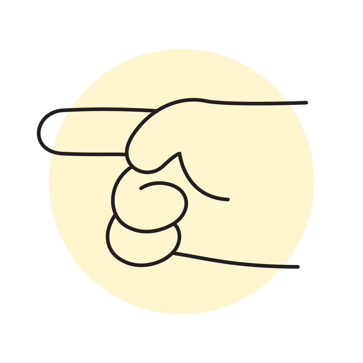 handsy style left icon