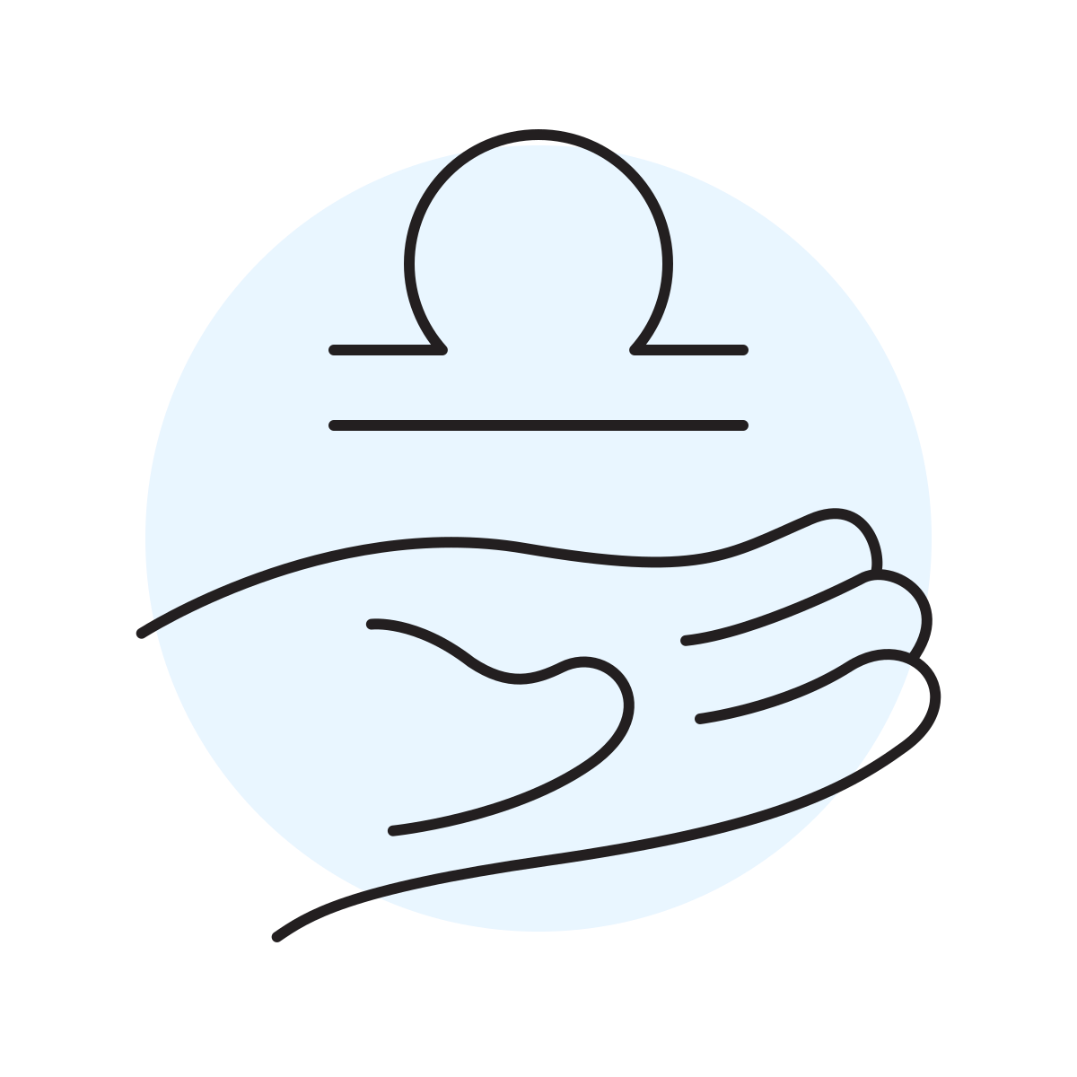 handsy style libra icon