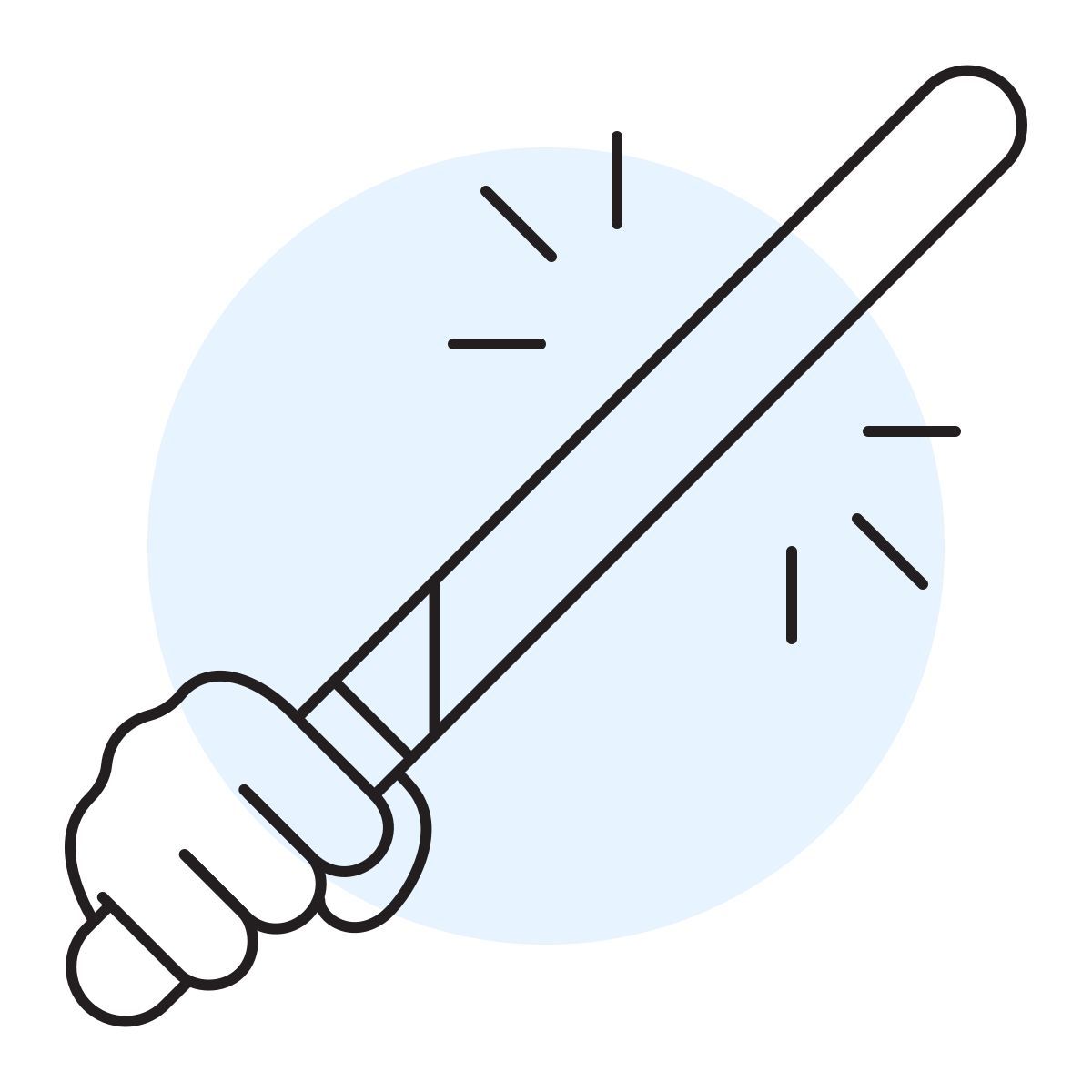 handsy style lightsaber icon