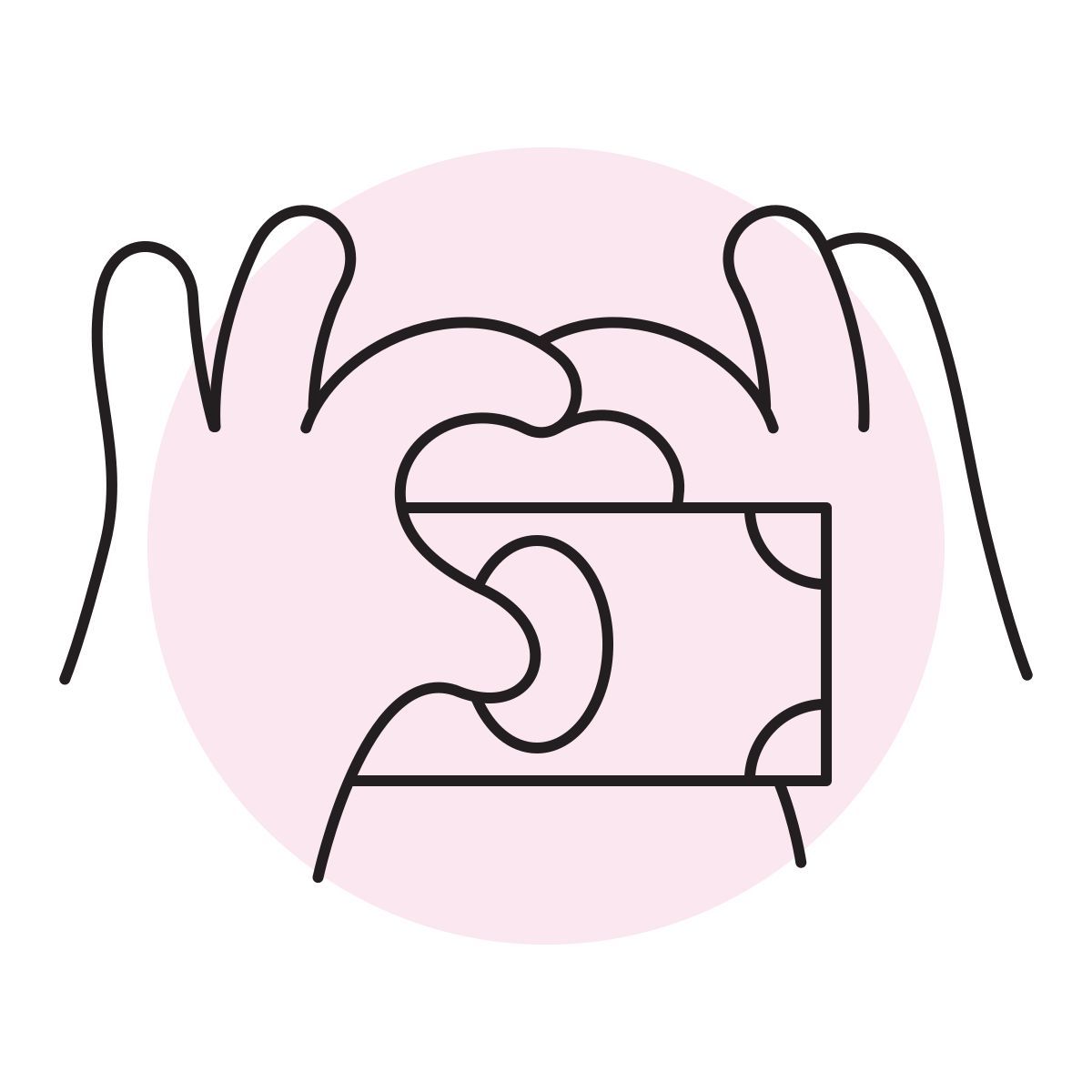 handsy style love for money icon